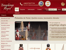 Tablet Screenshot of erzgebirge-alegria.com